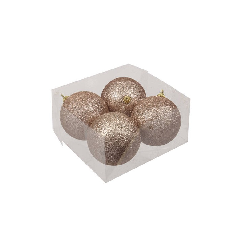 SFERE SPARKLING CHAMPAGNE Ø10cm 4pz