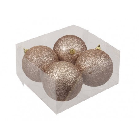 SFERE SPARKLING CHAMPAGNE Ø10cm 4pz