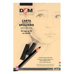 CARTA SPOLVERO CWR 90gr 35x50cm 50 FOGLI