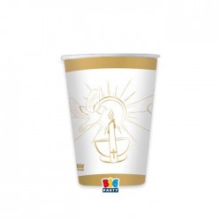 BICCHIERI 200cc CRESIMA GOLD 8pz