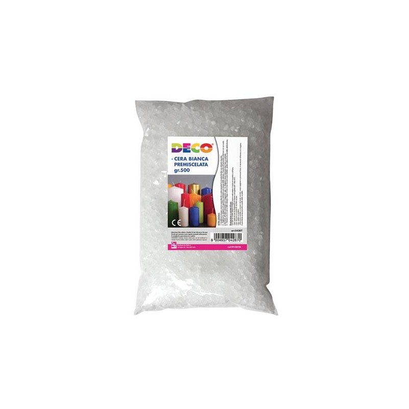 CERA PRONTA PER CANDELE BIANCA 500gr CWR