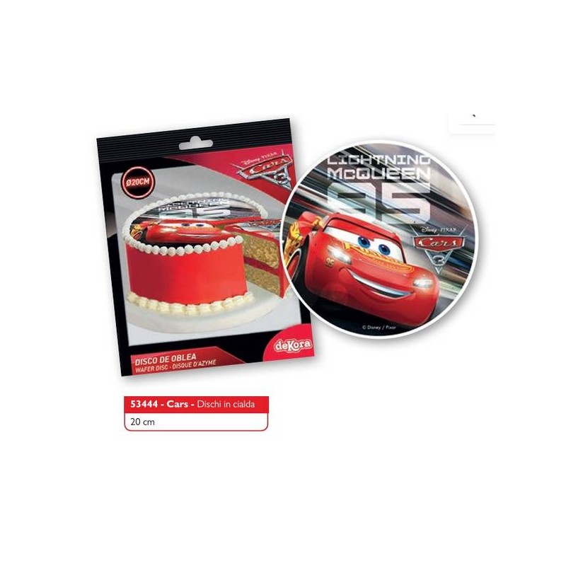 DISCO CIALDA CARS ø20cm ART.53444
