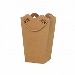 SHOPPER CARTA DAISY KRAFT 24x35+15x15cm AVANA NATURAL