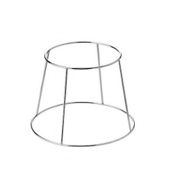 SUPPORTO CROMATO ALZATA BUFFET 28x20x20,5cm