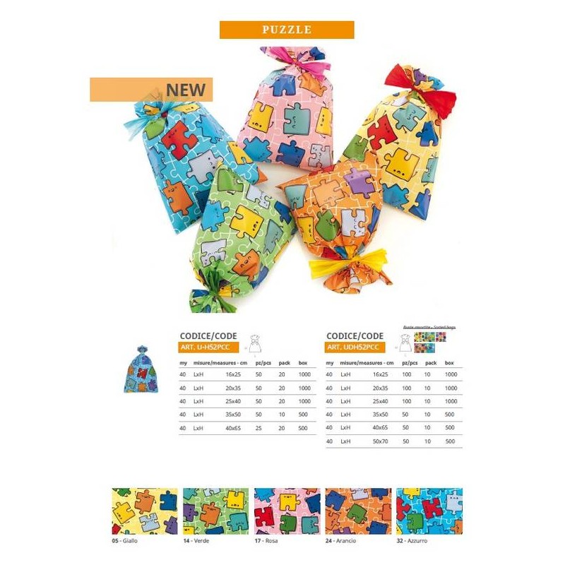 BUSTE REGALO P.P.L. 50x70 PUZZLE 50PZ