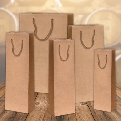 SHOPPER KRAFT AVANA 1 BOTTIGLIA 11,x11,5x41cm C/DIV.