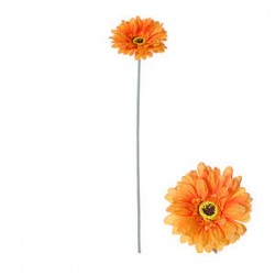 STELO GERBERA ARANCIO 55cm