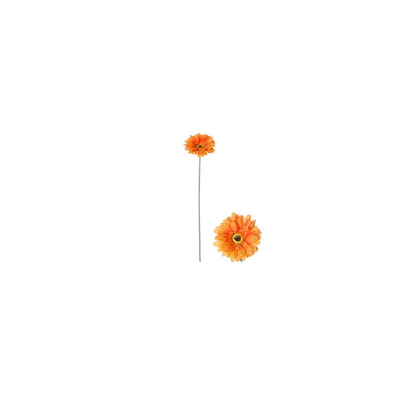 STELO GERBERA ARANCIO 55cm