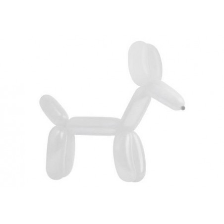 PALLONCINI MODELLABILI 115cm FROSTY BIANCO 100pz
