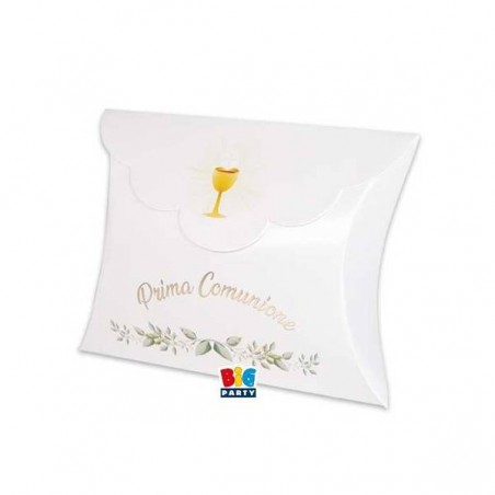 SCATOLINE IN CARTA PORTACONFETTI A BUSTA  COMUNIONE 10x8x3cm 25pz