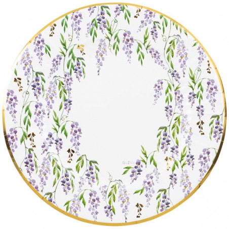 PIATTI MAXI GLICINE 33cm 6pz