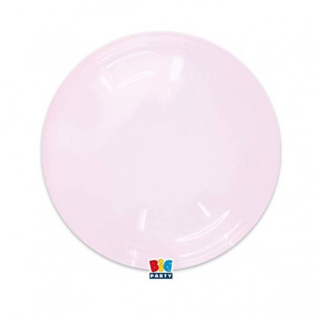 PALLONE DECO BUBBLE ø45cm 18 CRYSTAL ROSA