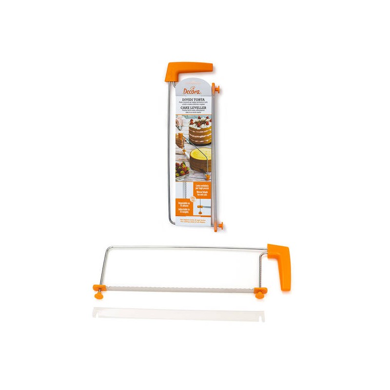 DIVIDI TORTA IN ACCIAIO cm.44,5x14,4x20 DECORA