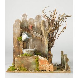 FONTANA CON POMPA 20x14x18cm