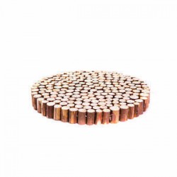 SOTTOPIATTO TONDO DICHETTI LEGNO Ø25cm