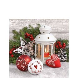 TOVAGLIOLI 25x25 WHITE LANTERN 20pz