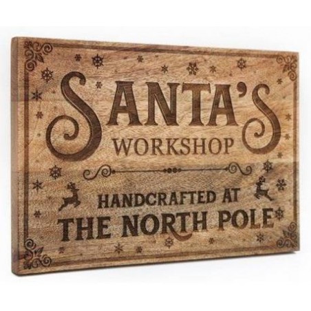 SANTAS WORKSHOP 30x20cm