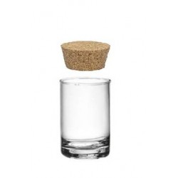 CILINDRO VETRO H 15cm Ø6cm