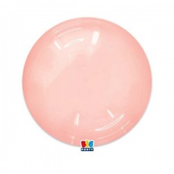 PALLONE DECO BUBBLE ø45cm 18 CRYSTAL ROSSO
