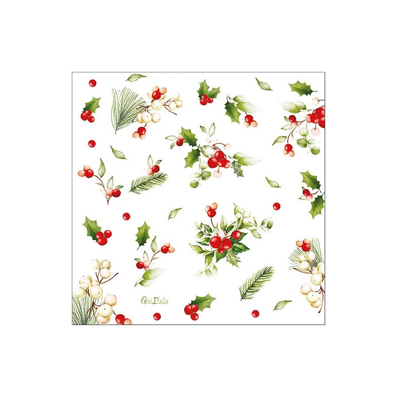 TOVAGLIOLI 33x33 CHRISTMAS GREETINGS 16pz