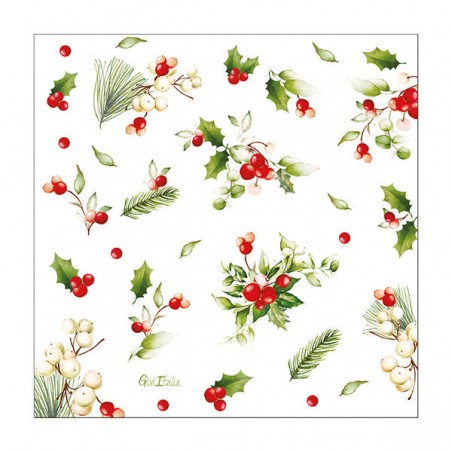 TOVAGLIOLI 33x33 CHRISTMAS GREETINGS 16pz