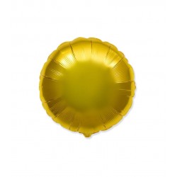PALLONE MYLAR TONDO 18'' 45cm ORO RC