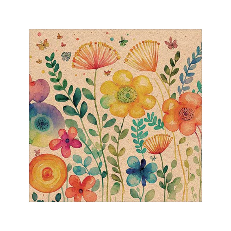 TOVAGLIOLI 33x33 RECYCLED VIBRANT SPRING NATURE 20pz