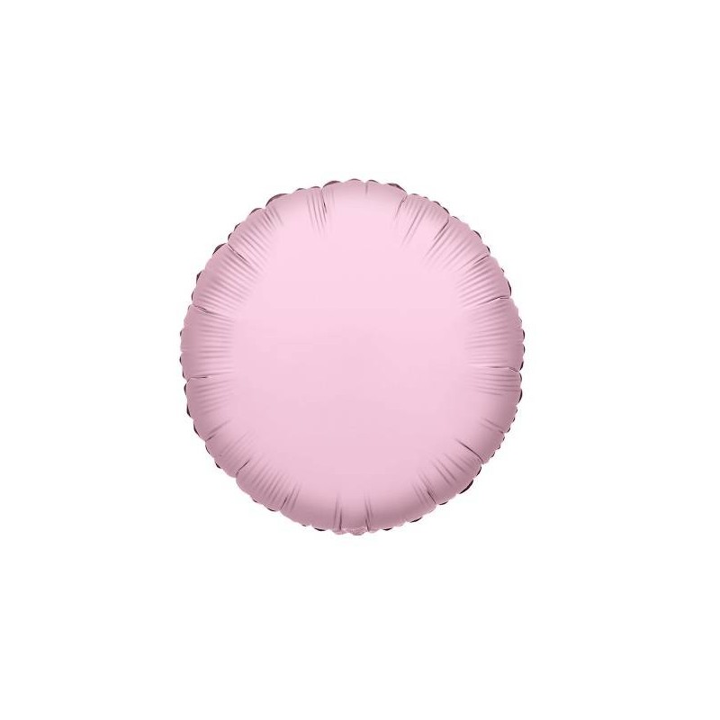 PALLONE MYLAR TONDO ROSA BABY 18 43cm 1pz RC