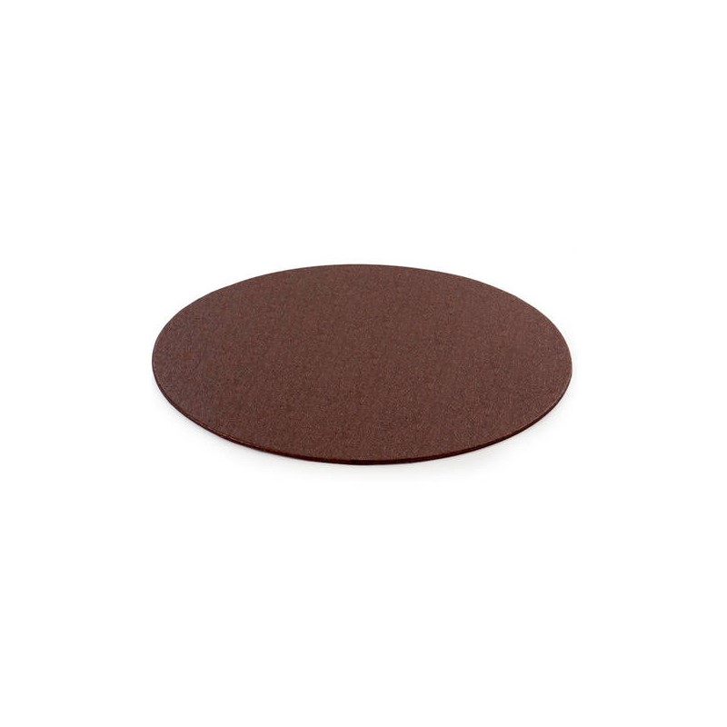 SOTTOTORTA CAKE BOARD TONDO ø28x3mm MARRONE