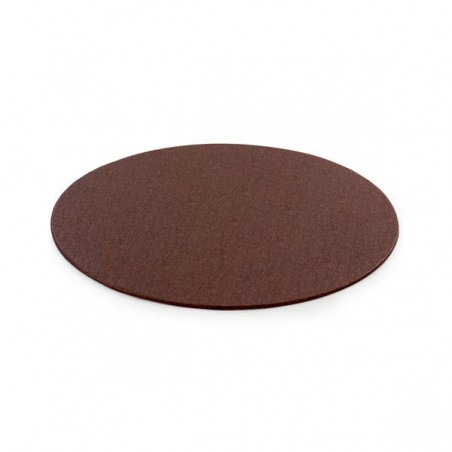 SOTTOTORTA CAKE BOARD TONDO ø28x3mm MARRONE