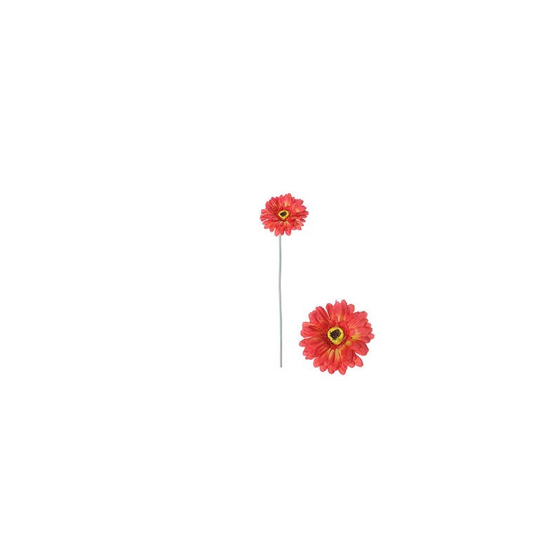 STELO GERBERA ROSSO 55cm