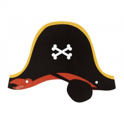 MASCHERINE CARTA PIRATI 4pz