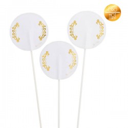 MAXI PICKS WEDDING SEGNAPOSTO SEGNAGUSTO STAMPA ORO 25cm