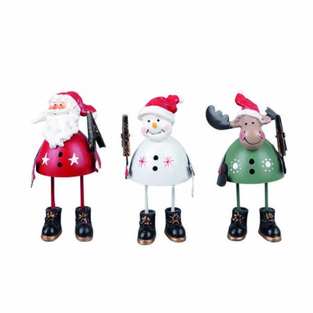 SOGGETTI DECO METALLO DA TAVOLO 3ass 10cm 1pz