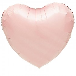 PALLONE MYLAR CUORE ROSA ø45cm