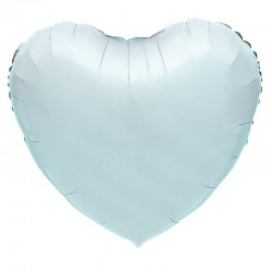 PALLONE MYLAR CUORE AZZURRO ø45cm