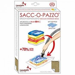 SACC-O-PAZZO MAGLIONI SOTTOVUOTO 40x60 SET 2pz