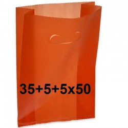 SHOPPER FAGIOLO PE/HD 60my 35+5+5x50cm BLU 5kg (lg.N°28...