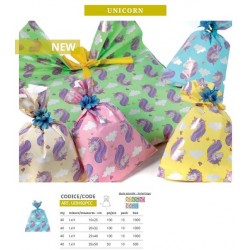 BUSTE REGALO P.P.L. 35x50 UNICORN ASS.TO 50PZ