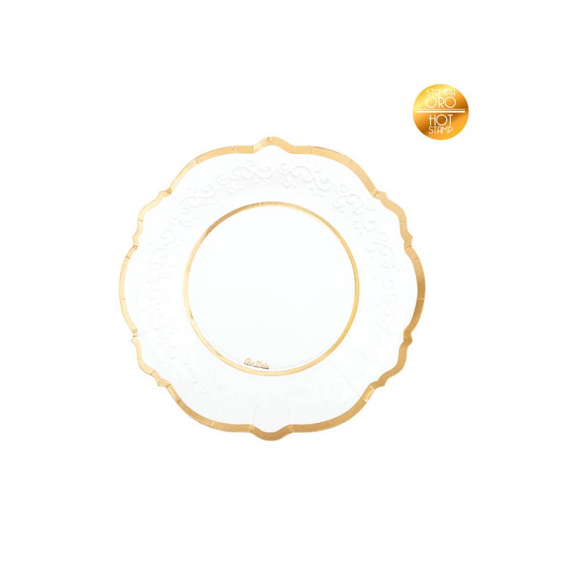 PIATTI LIBERTY GOLD 21cm 8pz