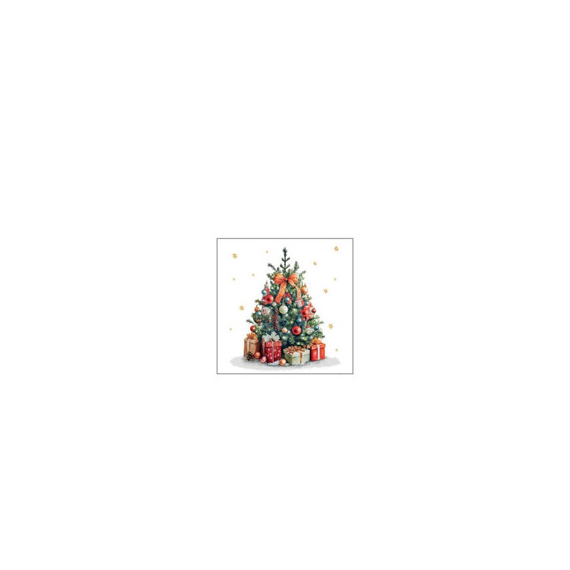 TOVAGLIOLI 25x25cm CHRISTMAS TREE 20pz