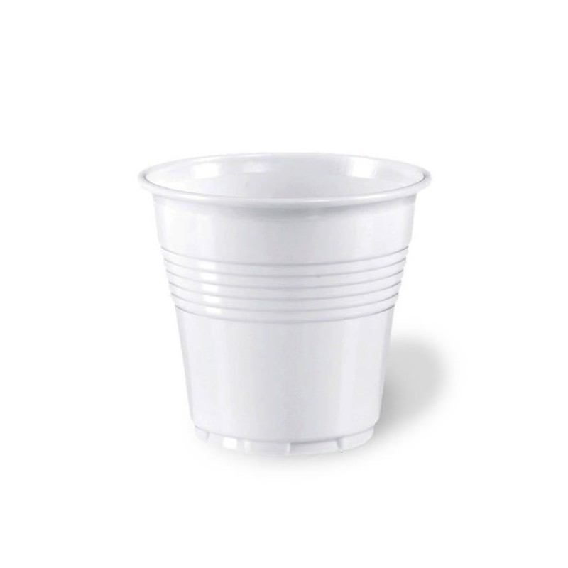 BICCHIERE CAFFE' 80cc 100pz BIANCO BAIO