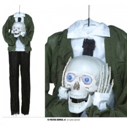 CIONDOLO CON TESTA TRA MANI LUCE, SUONO E MOVIMENTO