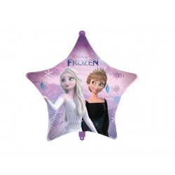 PALLONE MYLAR FROZEN II STELLA 18" 43cm C/FILO E PESETTO