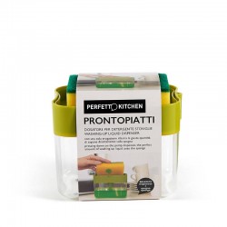 DISPENSER DETERSIVO PIATTI CON SPUGNA ABRASIVA