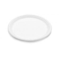 PIATTI PIANI POLPA BORDOFINO ø21 BIODEGRADABILI 50pz BYò