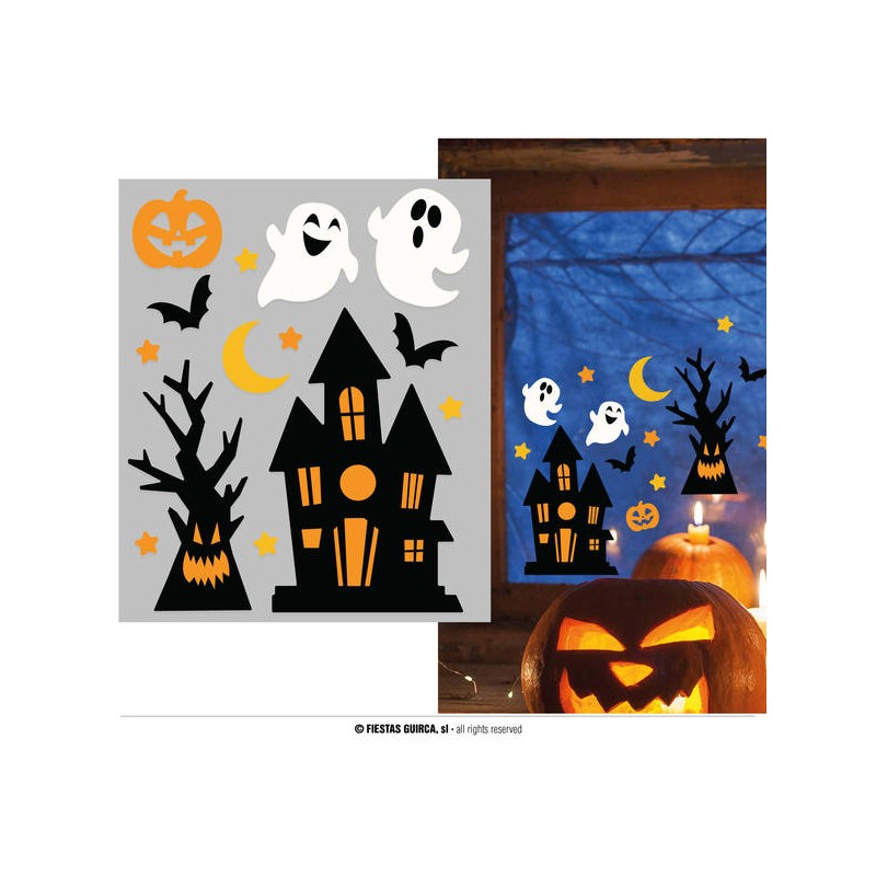 DECORAZIONE IN GEL 20x25cm FANTASMI