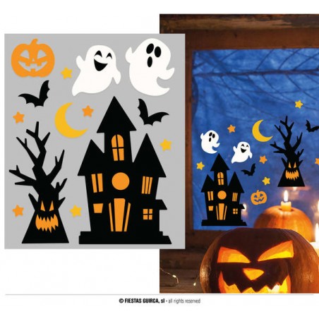 DECORAZIONE IN GEL 20x25cm FANTASMI