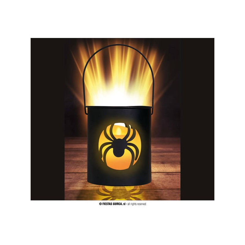 LANTERNA A LED 10x9cm RAGNO