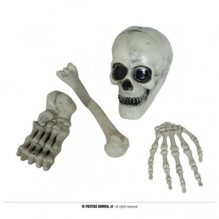 SET OSSA DI SCHELETRO 4pz